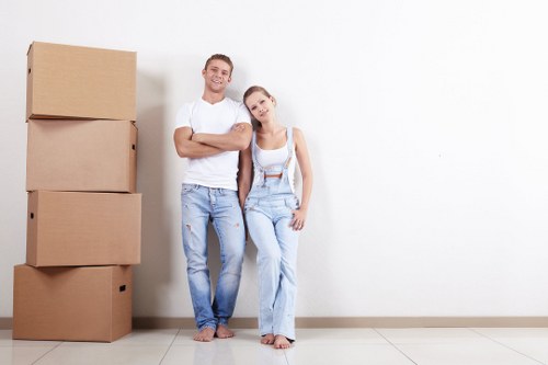 Local home moving team handling a residential move in Islington