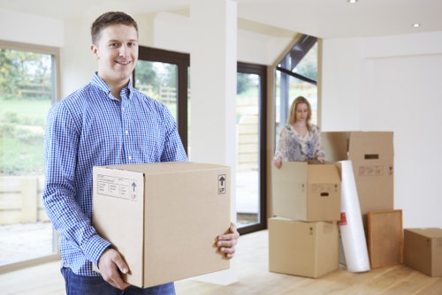 Example moving job from a Georgian conversion in Islington