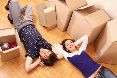 Careful packing and loading for a student flat move in Islington