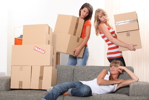 Careful packing and handling of household items for a flat move in Islington